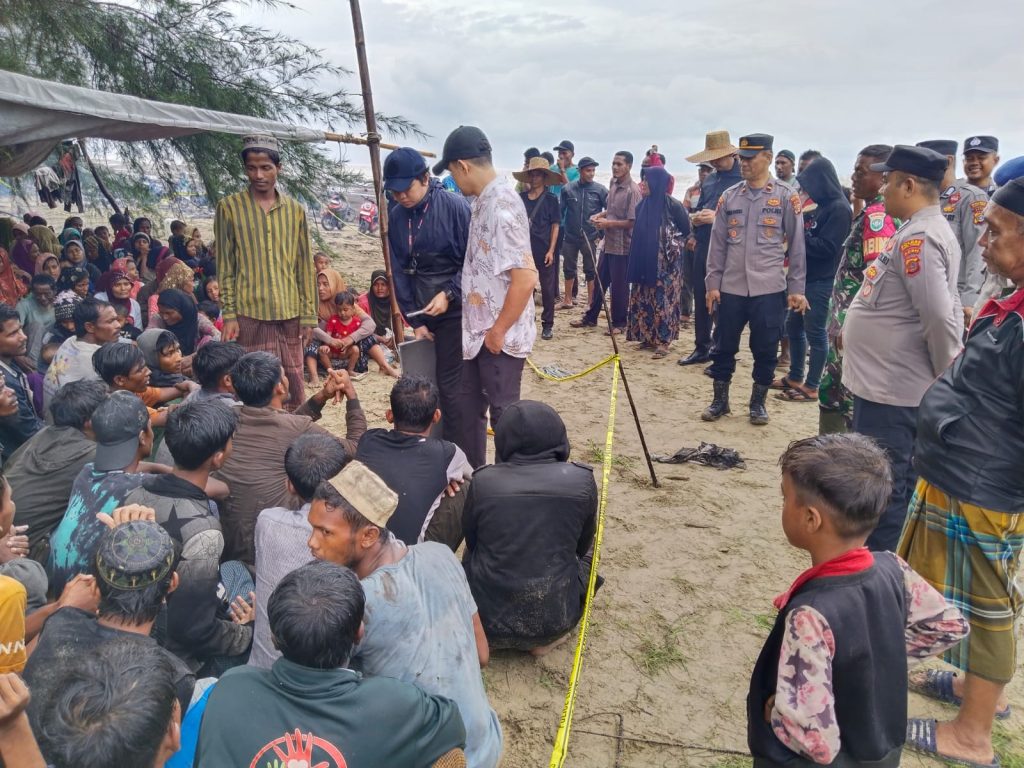 Sebanyak 264 imigran Rohingya mendarat di Pantai Aceh Timur